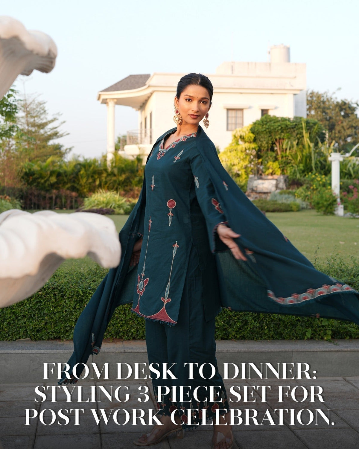 From Desk to Dinner: Styling Your 3-Piece Set for Post-Work Celebrations